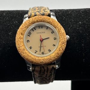 Leopard print watch